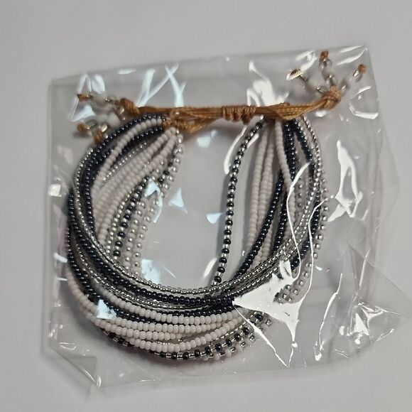 No Brand Jewelry - Elegant Beaded Adjustable Bracelet